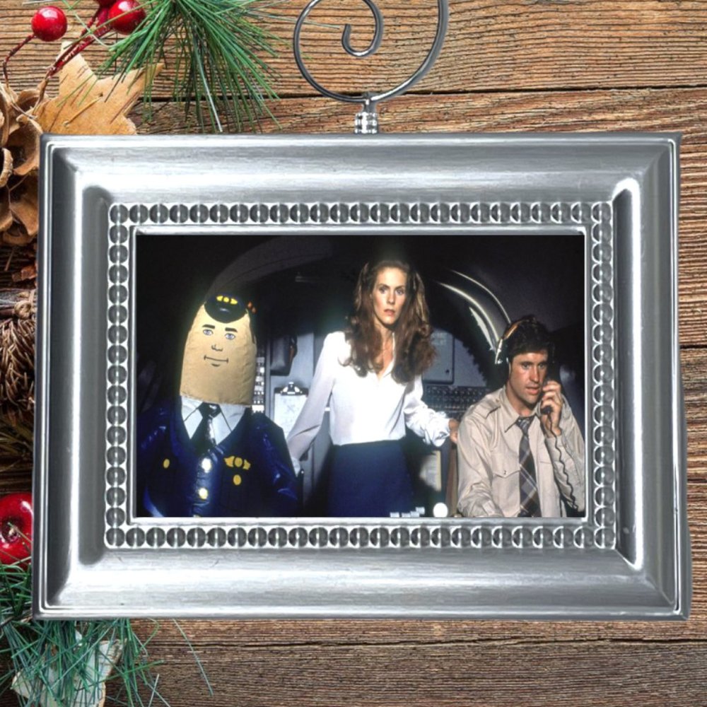 Airplane Retro Movie Memorabilia Christmas Tree Ornament